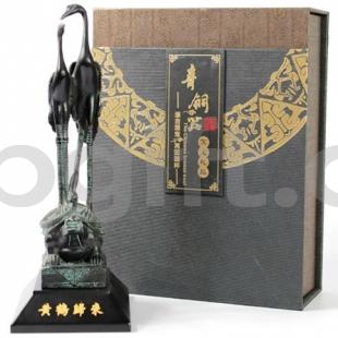 黃鶴樓紀念品 送老外 送領(lǐng)導 青銅器黃鶴歸來(lái)獨占鰲頭