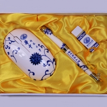 湖北禮物 華中科技大學(xué)紀念品 鼠標+真瓷筆+u盤(pán)