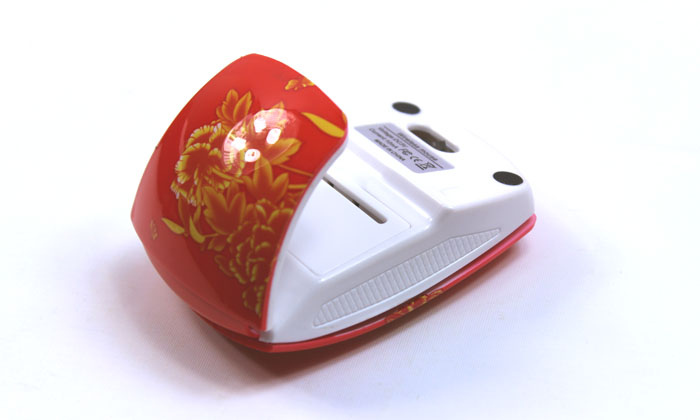 武漢大學(xué)紀念品 中國紅 無(wú)線(xiàn)鼠標 實(shí)用禮品套裝